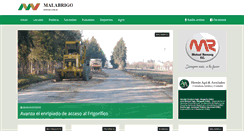 Desktop Screenshot of malabrigonoticias.com.ar